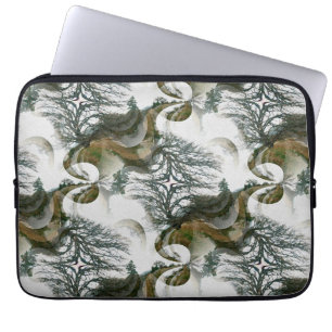 Capa Para Notebook Árvores no inverno.......