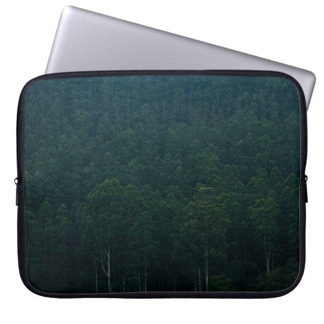 CAPA PARA NOTEBOOK ÁRVORES VERDE ALTAS (Frente)