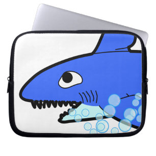 Capa Para Notebook As bolsas de laptop do tubarão