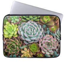 As bolsas de laptop dos Succulents do cacto
