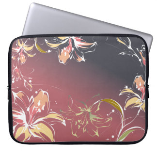 Capa Para Notebook as bolsas de laptop florais