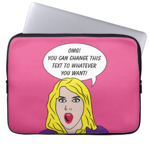 Capa Para Notebook As bolsas feitas sob encomenda do laptop da MULHER