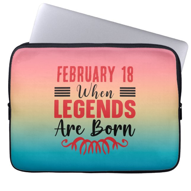 Capa Para Notebook As Legendas De Aniversário De Data Personalizada S (Frente)