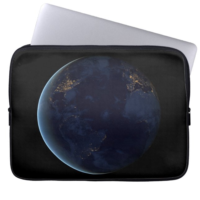 Capa Para Notebook As Luzes da Terra à Noite (Frente)