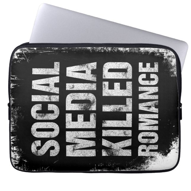 Capa Para Notebook As Mídias Sociais Mataram o Romance (Frente)