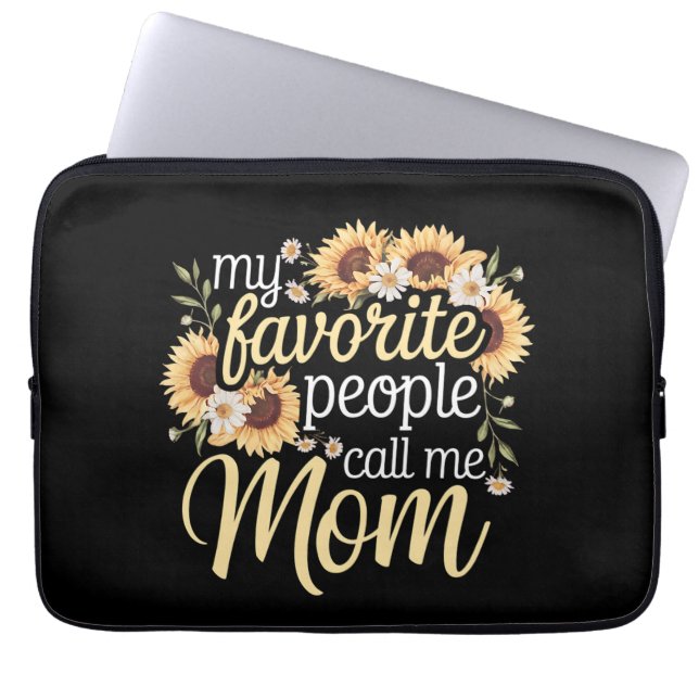 Capa Para Notebook As minhas Pessoas favoritas chamam-me mãe (Frente)