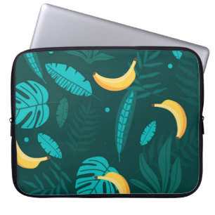Capa Para Notebook As palmeiras tropicais deixam um padrão sem costur