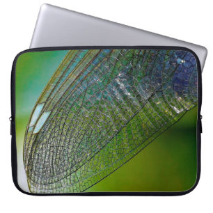 Capa Para Notebook Asas de dragonfly inseto próximo à natureza
