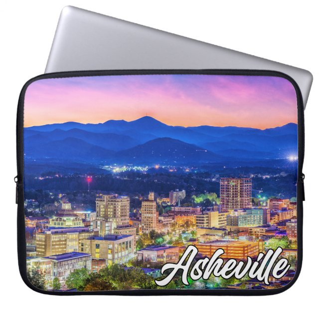 Capa Para Notebook Asheville, Carolina do Norte, EUA (Frente)