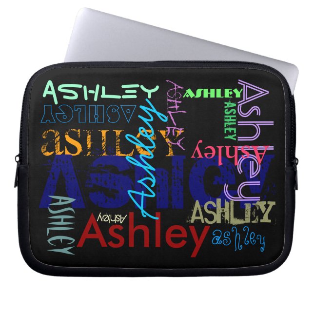 Capa Para Notebook Ashley repetindo 6 Cartas Bolsa de laptop Neoprene (Frente)