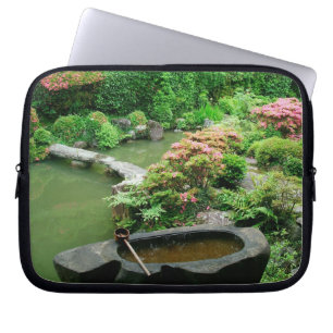 Capa Para Notebook Ásia, Japão, Quioto. Jardim Zen