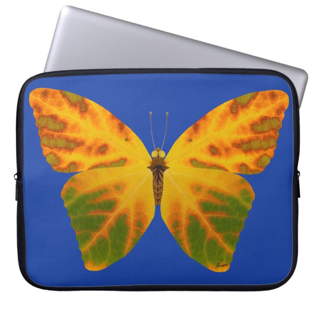 Capa Para Notebook Aspen Leaf Butterfly 1 (Frente)