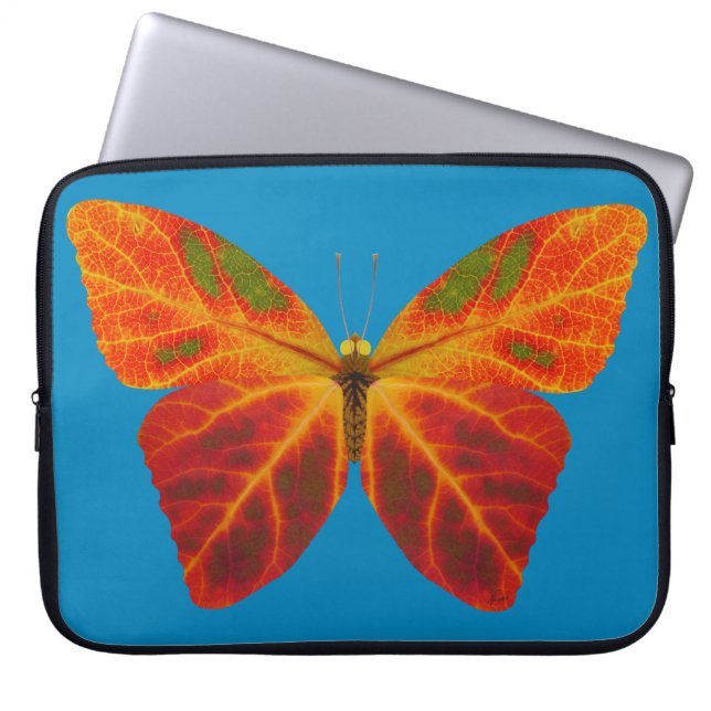 Capa Para Notebook Aspen Leaf Butterfly 2 (Frente)