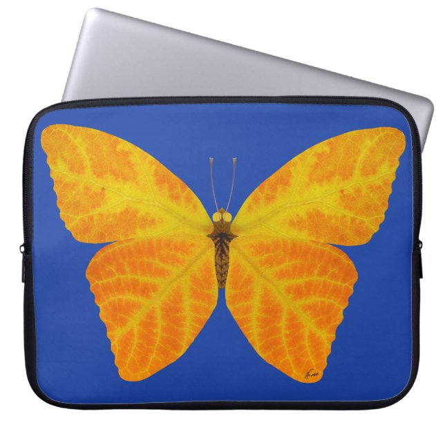 Capa Para Notebook Aspen Leaf Butterfly 3 (Frente)