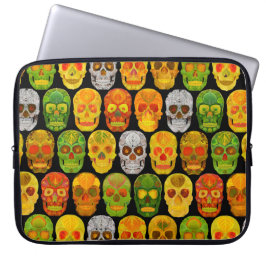 Capa Para Notebook Aspen Leaf Skulls padrão sem falhas 2018