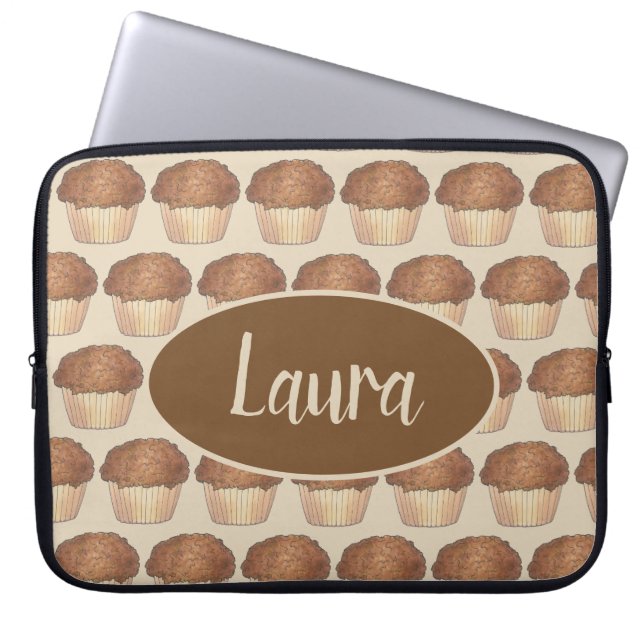 Capa Para Notebook Assar de Muffin Fresco de Streusel Crumb Fresco (Frente)