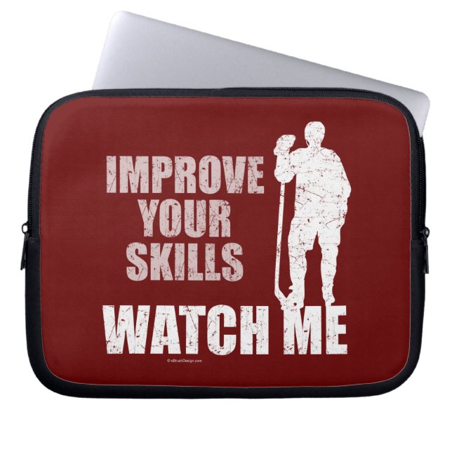 Capa Para Notebook Assista-me (Hockey) (Frente)