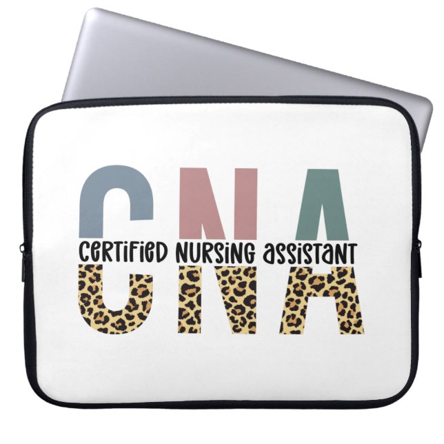 Capa Para Notebook Assistente de Enfermagem Certificado CNA Cheetah I (Frente)