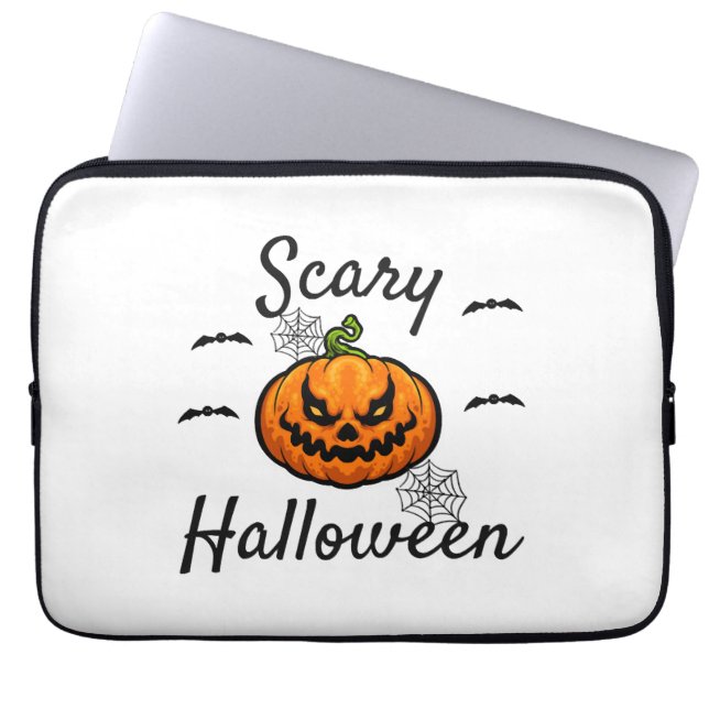 Capa Para Notebook Assustador Halloween (Frente)