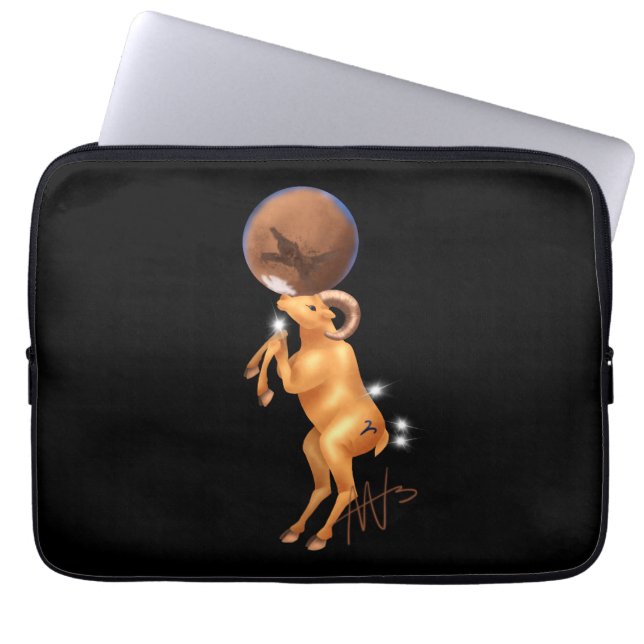 Capa Para Notebook Astro Aries Mars Zodiac (Frente)