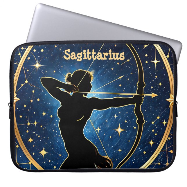 Capa Para Notebook Astrologia Sagitário (Frente)