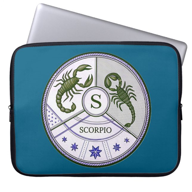 Capa Para Notebook Astrologia Scorpio (Frente)