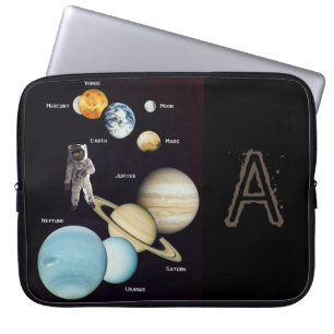 Capa Para Notebook Astronauta dos Planetas bolsas de laptop