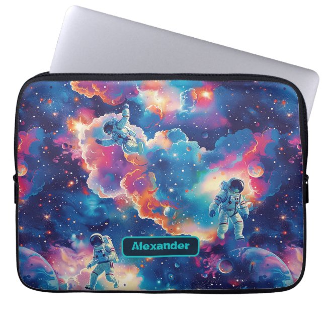 Capa Para Notebook Astronauta para Crianças Bonitas Personalizado (Frente)