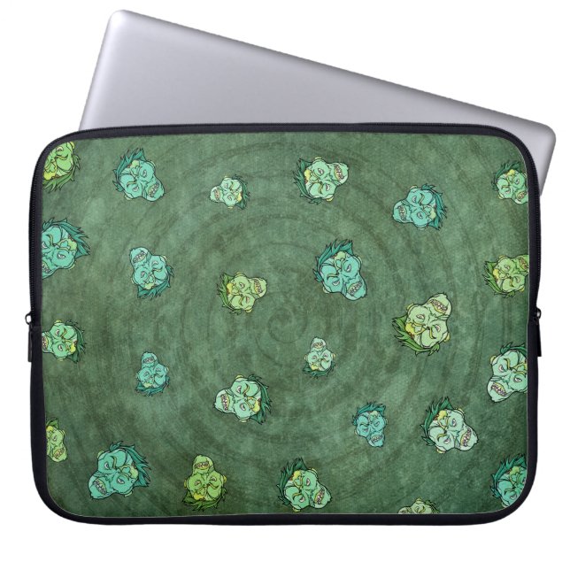 Capa Para Notebook Ataque Zombie De Volta Ao Padrão Moderno Da Escola (Frente)