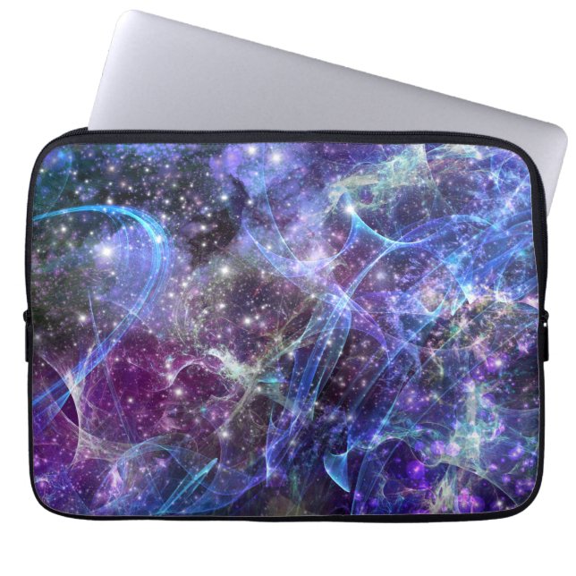 Capa Para Notebook até o fim do tempo, paisagem galáctica: (Frente)