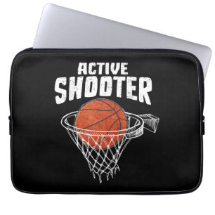 Capa Para Notebook Atirador Ativo Amantes de Basquetebol Homens Mulhe
