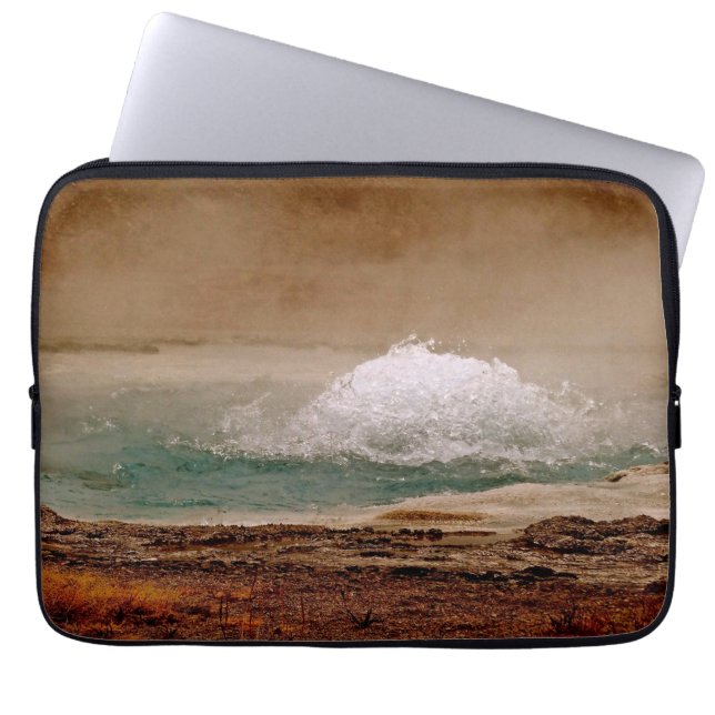 CAPA PARA NOTEBOOK ATIVIDADE TÉRMICA DA PISCINA NO PARQUE NACIONAL DE (Frente)