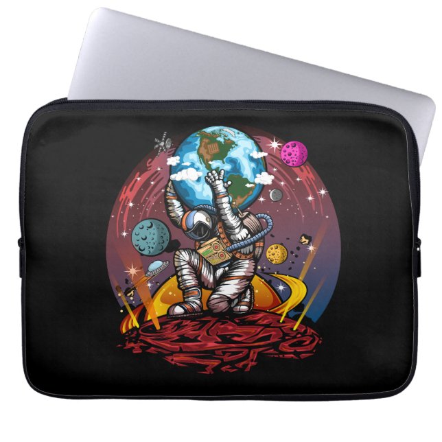 Capa Para Notebook Atlas Space Man (Frente)