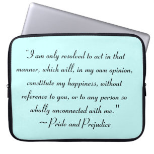 Capa Para Notebook Ato para Constituir Felicidade Jane Austen