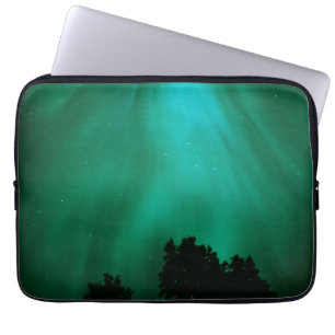 Capa Para Notebook Aurora Boreal Noturna Ontário, Canadá