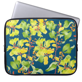 Capa Para Notebook Autumn Berries numa Bolsa de laptop