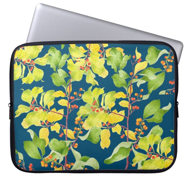 Capa Para Notebook Autumn Berries numa Bolsa de laptop (Frente)
