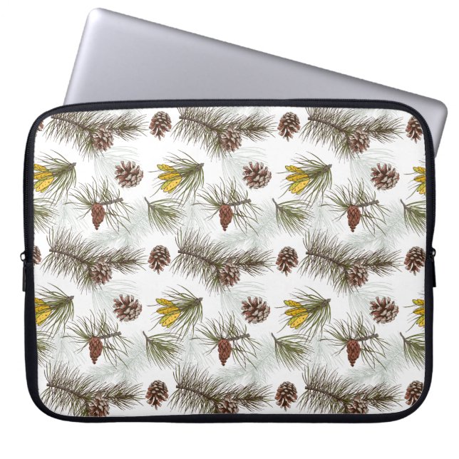 Capa Para Notebook Autumn Pine Cones (Frente)