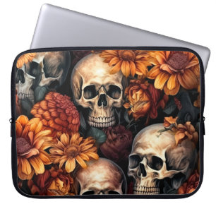 Capa Para Notebook Autumn Vibes 3D Skulls