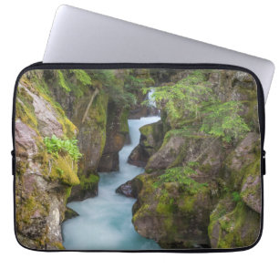 Capa Para Notebook Avalanche Creek, Parque Nacional Glacier, Montana