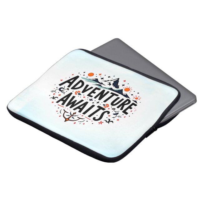 Capa Para Notebook Aventura Aguarda (Frente Topo)