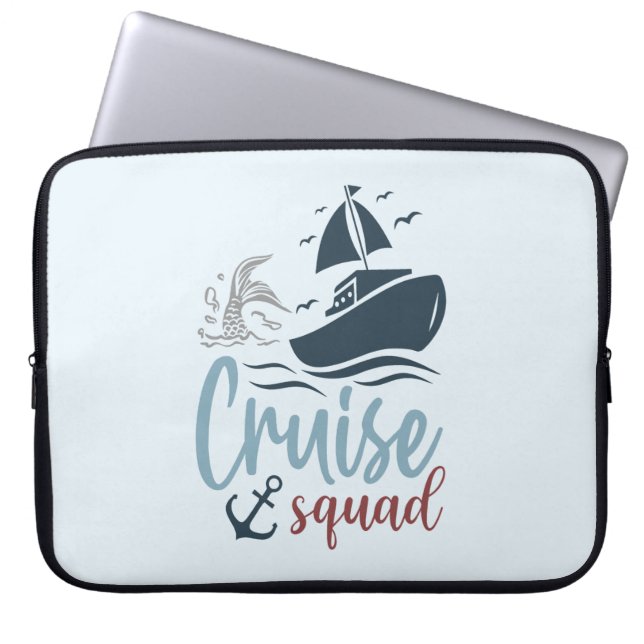 Capa Para Notebook Aventura de Cruzeiro Squad (Frente)