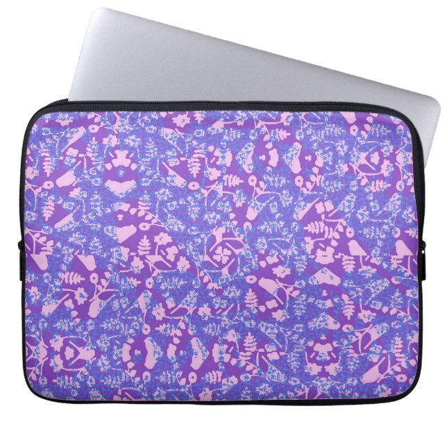 Capa Para Notebook Aves E Flores (Frente)