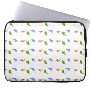 Capa Para Notebook Aves multicolores