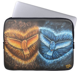 Capa Para Notebook Aves Voando Juntas-