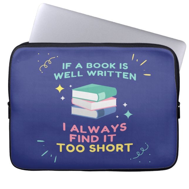 Capa Para Notebook Avid Reader I - Citação de Jane Austen (Frente)