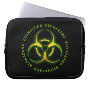 Capa Para Notebook Aviso do zombi do Biohazard