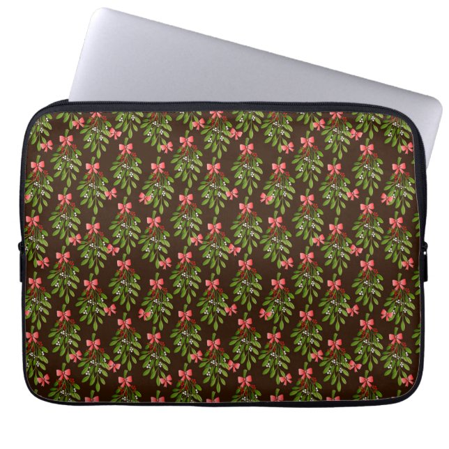 Capa Para Notebook Azevinho de Natal - Capinha de Laptop (Frente)