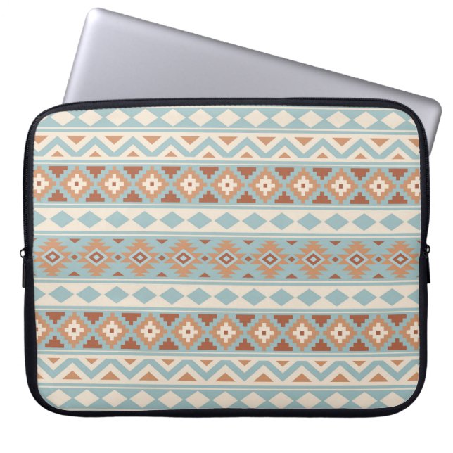Capa Para Notebook Aztec Essência Ptn IIIb Blue Cream Terracottas (Frente)