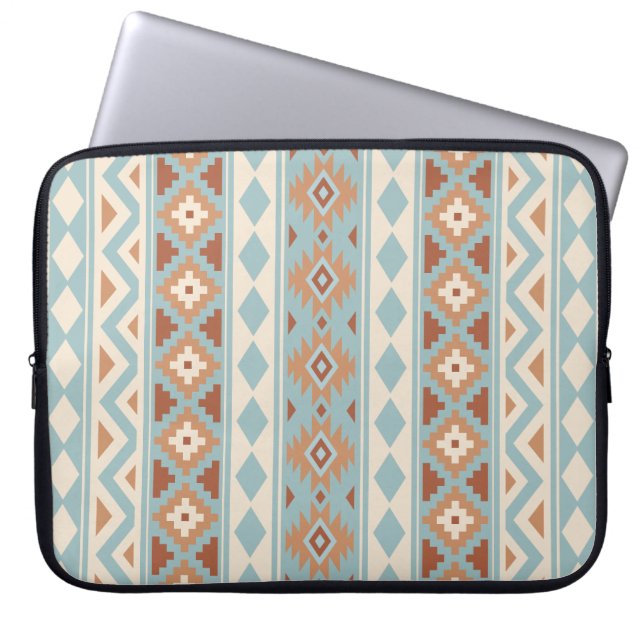 Capa Para Notebook Aztec Essência V Ptn IIIb Blue Cream Terracottas (Frente)
